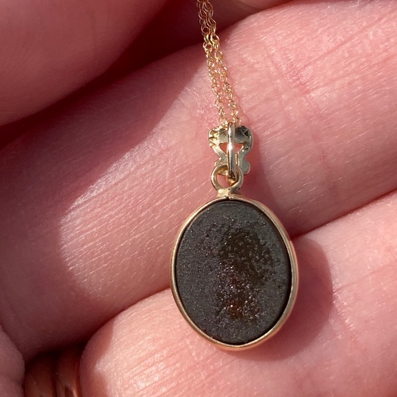 14k Ammolite Necklace - Picture 11 of 11